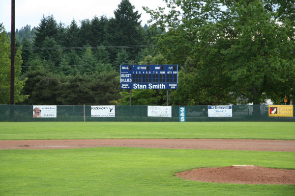 Pleasant Hill Billies Baseball Scoreboard