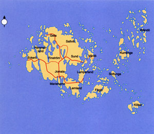 A Map of Åland-Island