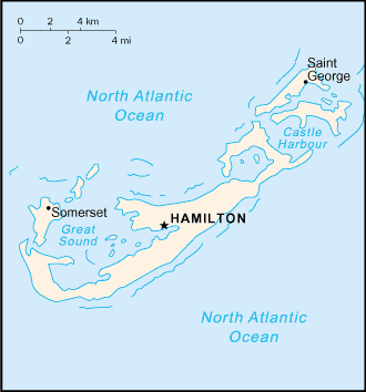 A Map of Bermuda