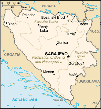 A Map of Bosnia
