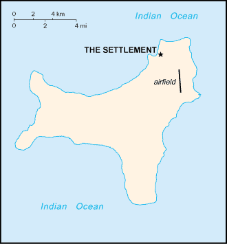 A Map of Christmas Island
