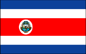  Flag for Costa Rica