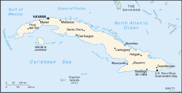 A Map of Cuba