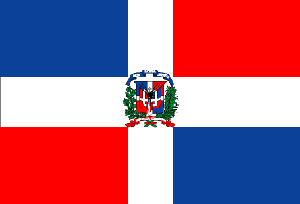  Flag for Dominican Republic