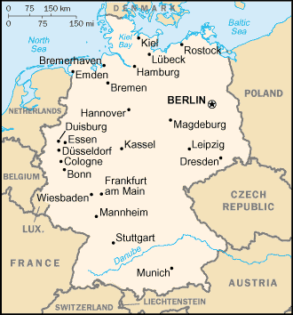 A Map of Germany