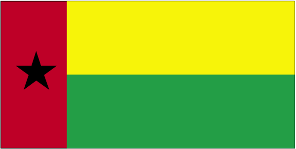  Flag for Guinea-Bissau