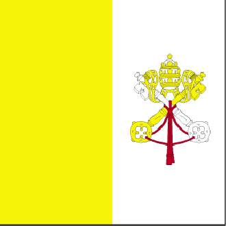  Flag for Holy See (Vatican)