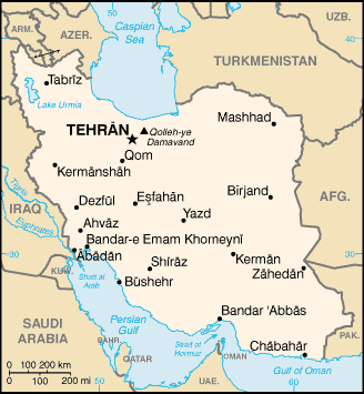 A Map of Iran