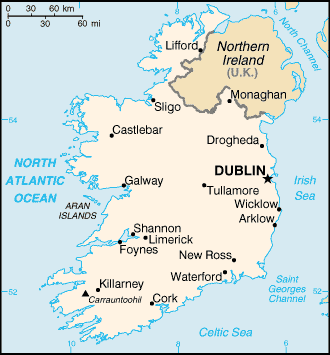 A Map of Ireland