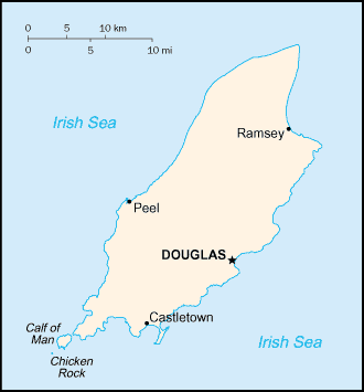 A Map of Isle of Man