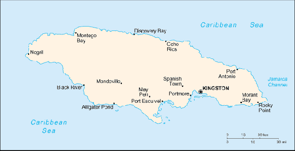 A Map of Jamaica