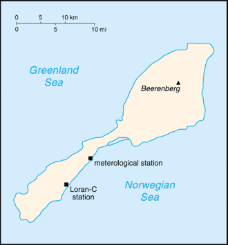 A Map of Jan Mayen Island