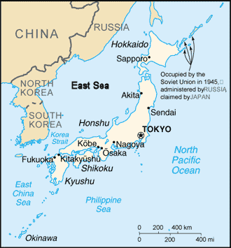A Map of Japan