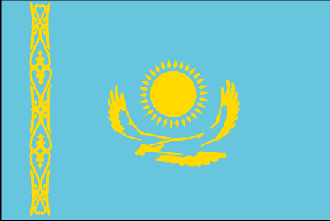  Flag for Kazakhstan