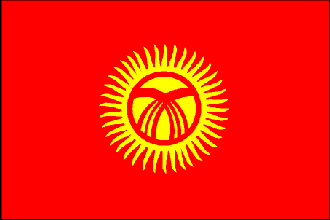  Flag for Kyrgyzstan