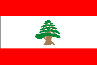  Flag for Lebanon