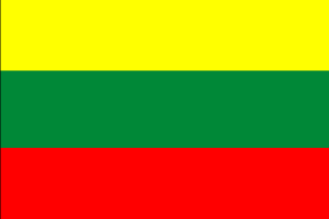  Flag for Lithuania