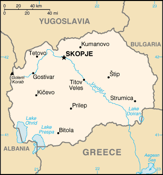 A Map of Macedonia