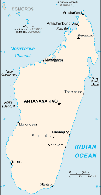 A Map of Madagascar