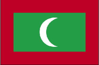  Flag for Maldives