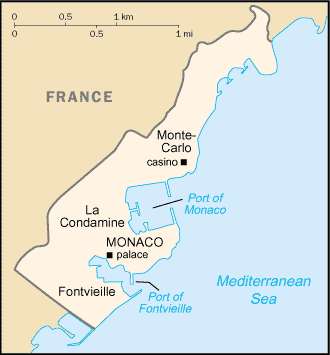 A Map of Monaco