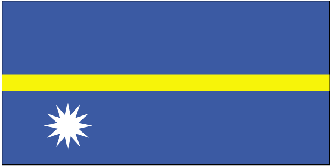  Flag for Nauru