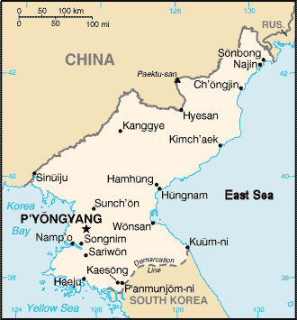 A Map of North Korea