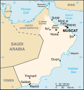 A Map of Oman