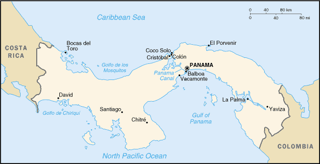 A Map of Panama