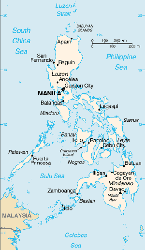A Map of Philippines
