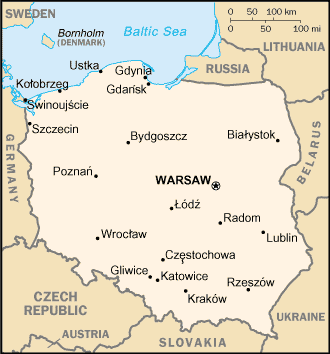 A Map of Poland