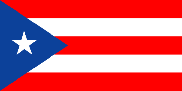  Flag for Puerto Rico
