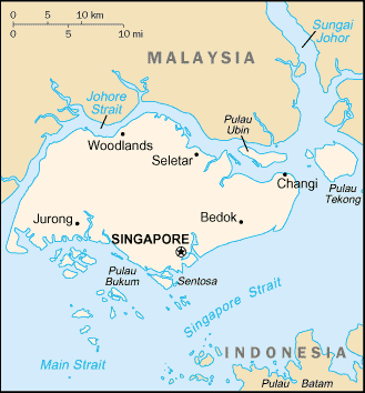 A Map of Singapore
