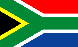  Flag for South Africa