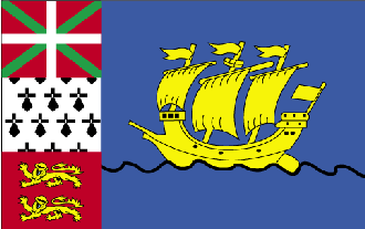  Flag for Saint Pierre and Miquelon