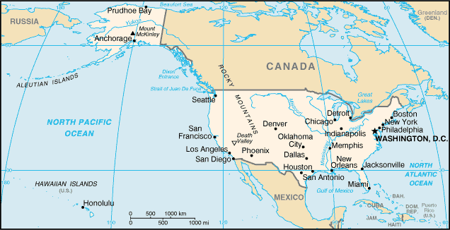 A Map of United States