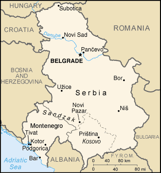 A Map of Yugoslavia
