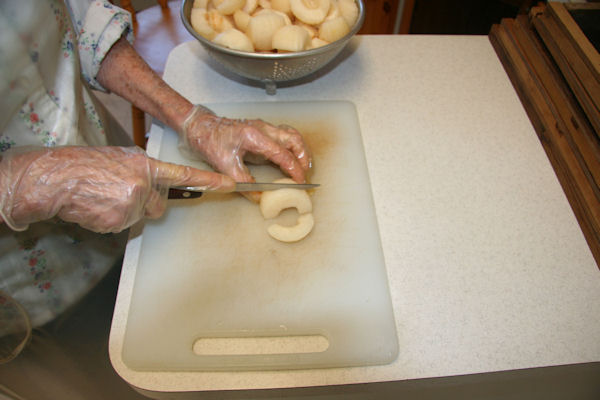 Step 10 - Slice Pears