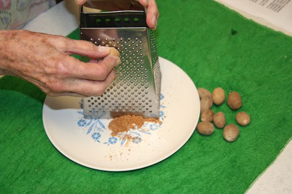 Step 7 - Grate Nutmeg