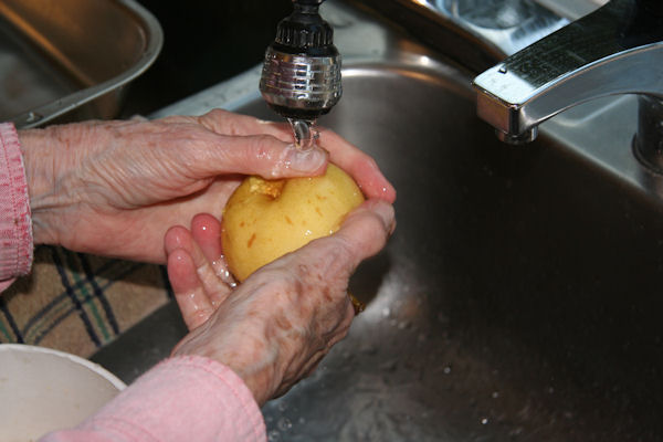 Step 12 - Wash Pears