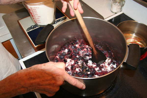 Step 9 - Stir in the Pectin