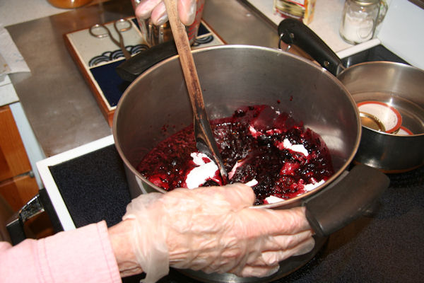 Step 11 - Stir in the Pectin 