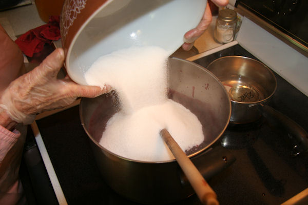 Step 15 - Add the Sugar 