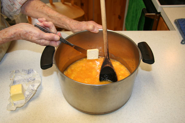 Step 12 - Add a Pat of Butter 