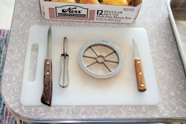 Step 1 - Pear Canning Tools 