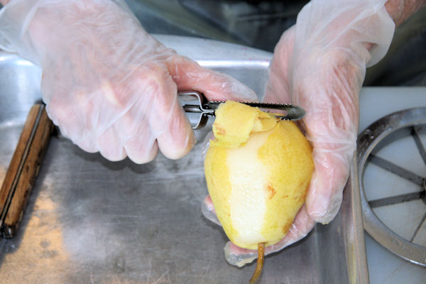 Step 2 - Peel Pears