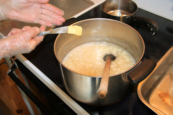 Step 12 - Add a Pat of Butter 