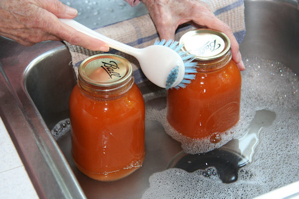 Step 22 -  Remove Rings and Wash Jars