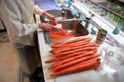 Canning Carrots Step 1