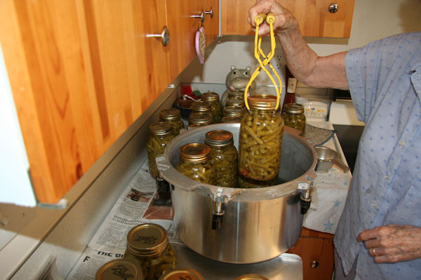 Step Thirteen, Remove Jars from Pressure Cooker